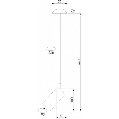 Точечный светильник Drop 50242 LED