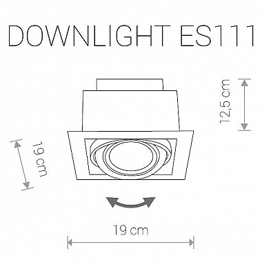 Точечный светильник Downlight 9575