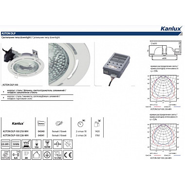 Точечный светильник ASTON 4341