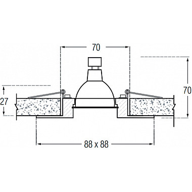 Точечный светильник Metal SA1610.50
