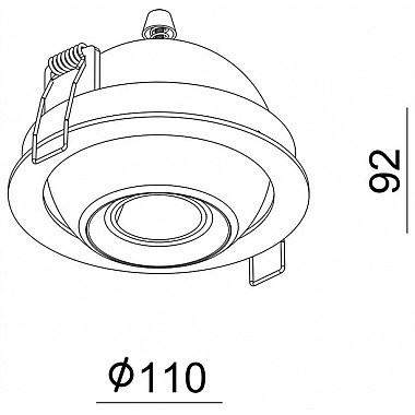 Точечный светильник Bellatrix 565340