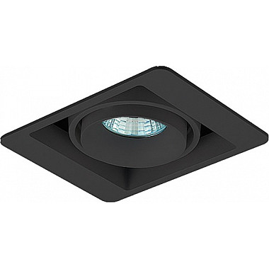 Точечный светильник Lumme DL18615/01WW-SQ Shiny black/Black