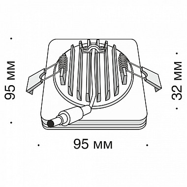 Точечный светильник Phanton DL303-L12W4K