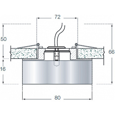 Точечный светильник N1520 N1521-WH