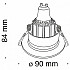 Точечный светильник Barret DL041-01B