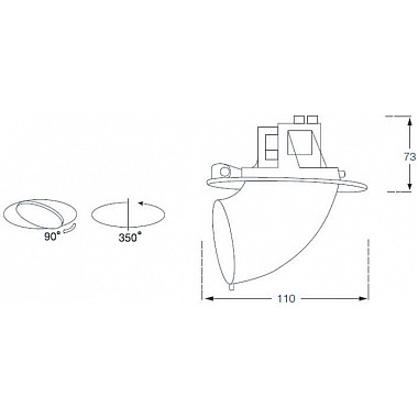 Точечный светильник A1602 A1602-WH