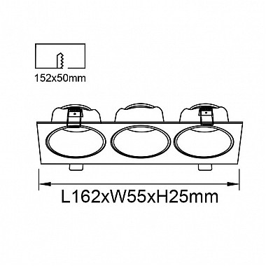 Точечный светильник Antilla 9173