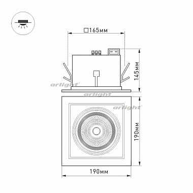 Точечный светильник KARDAN 026499