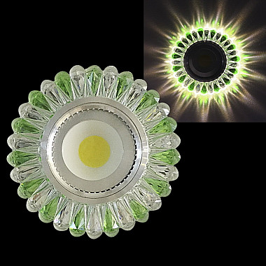 Точечный светильник 42230-9.0-001PL MR16+LED3W CL/LGN