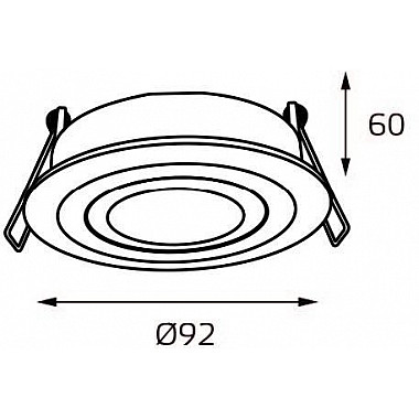 Точечный светильник M02 M02-026019 white