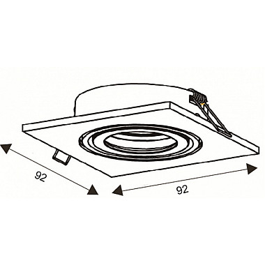 Точечный светильник Tube 22955/01/30