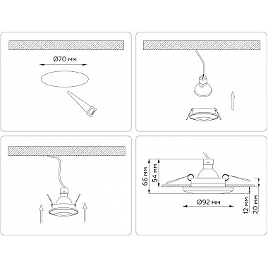 Точечный светильник Techno Spot TN3200