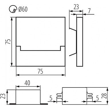 Подсветка для лестниц и ступеней SABIK 23802