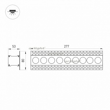 Точечный светильник ORIENT 032226
