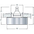 Точечный светильник Downlight DL145CH/Jade