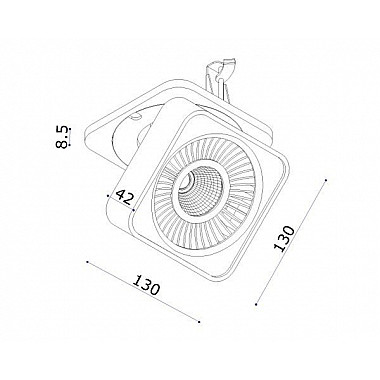 Точечный светильник Black & White 565006