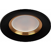 Точечный светильник KL107 BK/GD