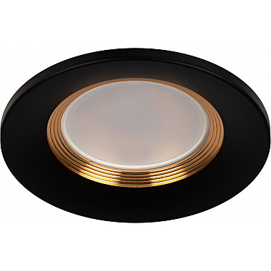 Точечный светильник KL107 BK/GD