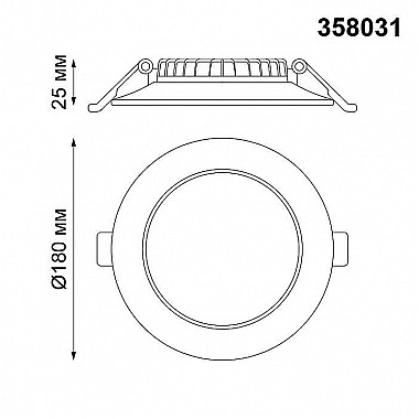 Точечный светильник Luna 358031