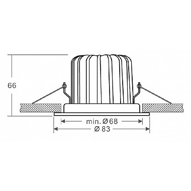 Точечный светильник COB 565192