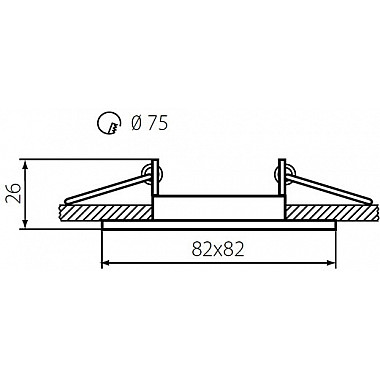 Точечный светильник NESTA 26752