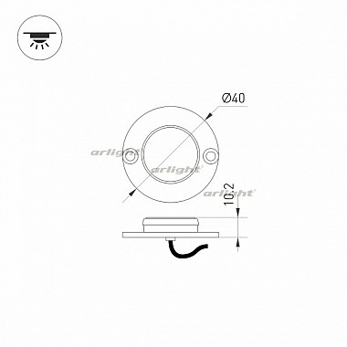 Точечный светильник DECK 024925