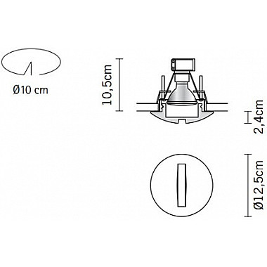 Точечный светильник Faretti D27F0301