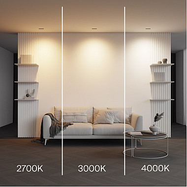 Точечный светильник Parete DL100-6W2.7-3-4K-B