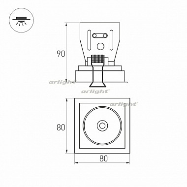 Точечный светильник SIMPLE 028149