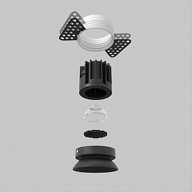 Точечный светильник Round DL058-7W2.7K-TRS-B