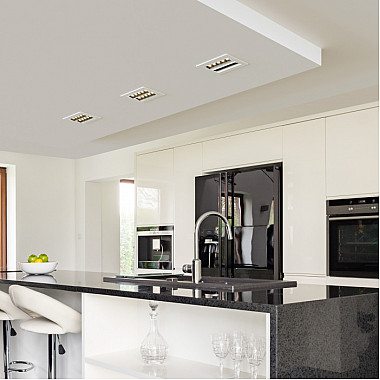 Точечный светильник 9923 LED 20W 4200K белый/черный