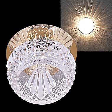 Точечный светильник 08147-9.0-001H G9 GD+WT