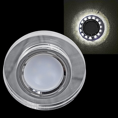 Точечный светильник 16309-9.0-001LF MR16+LED3W WT (CL)