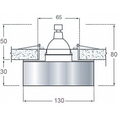 Точечный светильник Downlight DL014Y