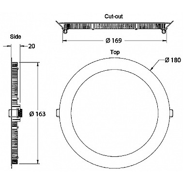 Точечный светильник LED Panel 565089