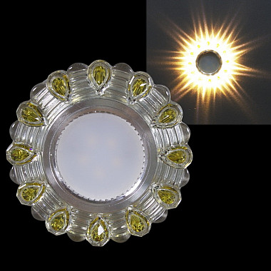 Точечный светильник 14301-9.0-001LD MR16+LED3W WT/YL