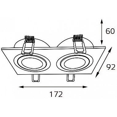 Точечный светильник M02 M02-026021 white