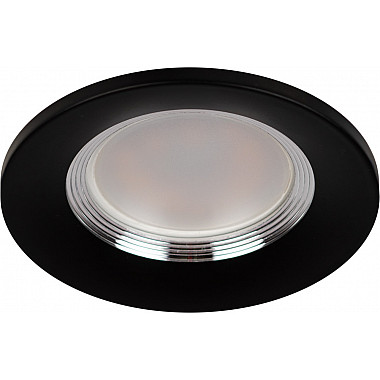 Точечный светильник KL107 BK/SL