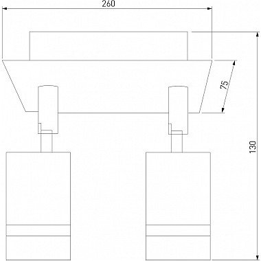 Спот Stalk 20064/2 LED хром