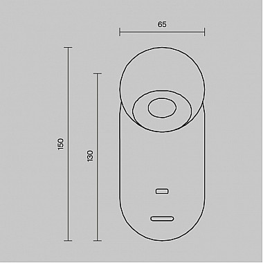 Спот Elfin MOD434WL-L5B3K