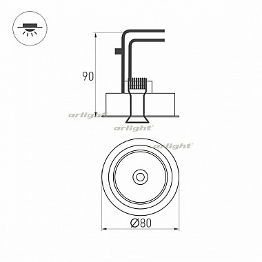Точечный светильник SIMPLE 026871