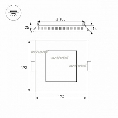 Точечный светильник DL EDGE 021916