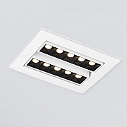 Точечный светильник 9923 LED 20W 4200K белый/черный