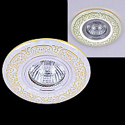 Точечный светильник 09502-9.0-001MN MR16+LED3W WH/GD