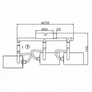 Спот Rivoli Mobile 7011-703 Б0038140