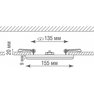 Точечный светильник Depo DL20091/15W White R