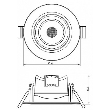 Точечный светильник SMD 565338