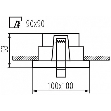 Точечный светильник REUL 33661