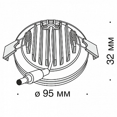 Точечный светильник Phanton DL303-L12B