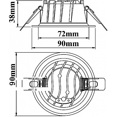 Точечный светильник Cdew-Teco 12130705